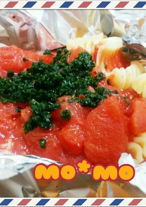 簡単【タラのホイル包み】トマトソース仕立-レシピのメイン写真