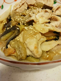 簡単!豚肉となすのあっさり炒め-レシピのメイン写真