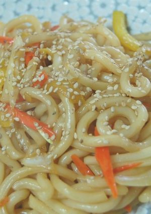 【子供にぴったり】簡単焼きうどん-レシピのメイン写真