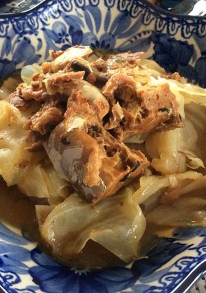 ⭐️時短！鯖缶でキャベツのクタクタ煮-レシピのメイン写真