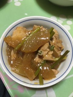 【ご飯に合う】冬瓜と豚肉の甘辛炒め!-レシピのメイン写真