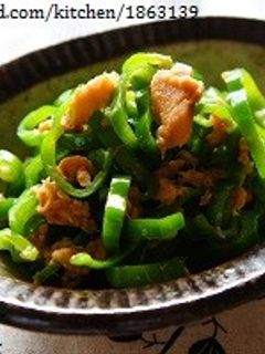 炒めて作る☆甘辛味の無限ピーマン-レシピのメイン写真