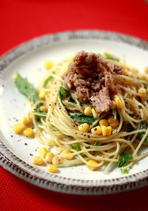 和えるだけ!ツナそぼろパスタ-レシピのメイン写真
