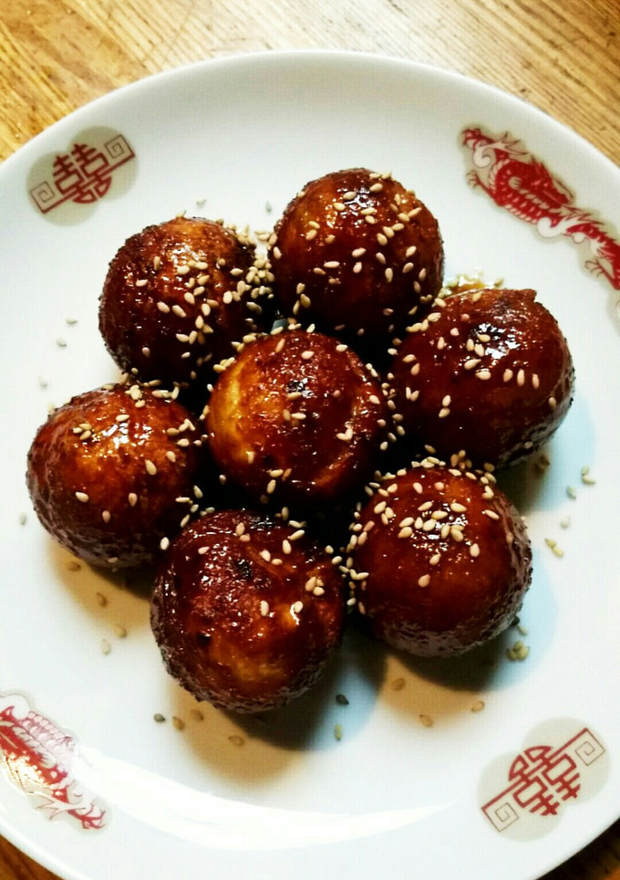 カリカリ揚げたこ焼きの甘辛和え-レシピのメイン写真