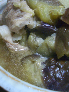 なすと長いもと豚肉の煮物-レシピのメイン写真
