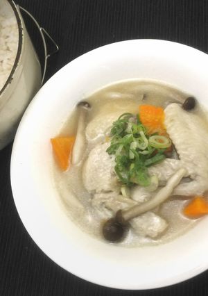 加圧で蒸すナンチャッテ参鶏湯-レシピのメイン写真
