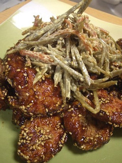 鶏ごぼう-レシピのメイン写真