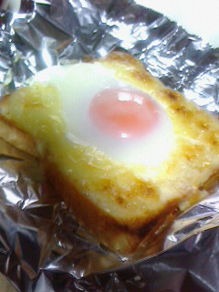目玉マヨトースト-レシピのメイン写真