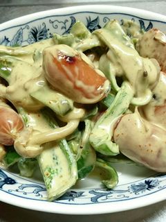 野菜とウインナーのピリ辛マヨ醤油炒め-レシピのメイン写真