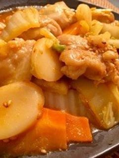 トックと鶏肉の甘辛煮-レシピのメイン写真