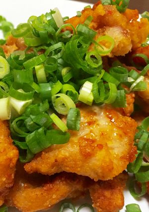 豚ロースのピリ辛サクサク焼き ネギまみれ-レシピのメイン写真