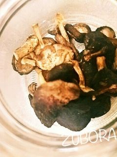 真夏の車で作る干し椎茸-レシピのメイン写真