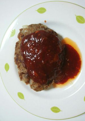 ハンバーグ-レシピのメイン写真