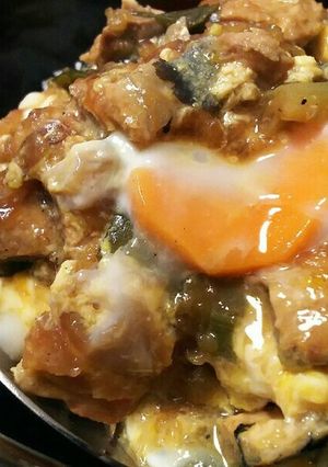 コストコ飯☆サンマの蒲焼き卵とじ丼-レシピのメイン写真