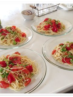 トマトとオクラの冷製パスタ-レシピのメイン写真