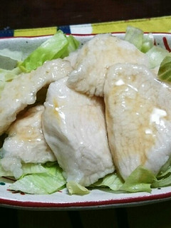 鶏むね肉のツルツル☆青じそがけ(水晶鶏)-レシピのメイン写真