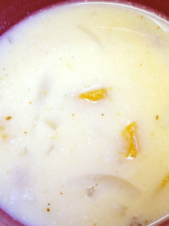 ほんのり甘い★ かぼちゃの豆乳味噌汁-レシピのメイン写真