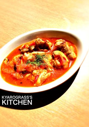 簡単万能！！ほろり柔らか♡鶏肉のトマト煮-レシピのメイン写真