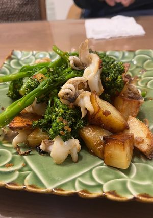 新じゃがいもとゲソのの醤油麹炒め-レシピのメイン写真