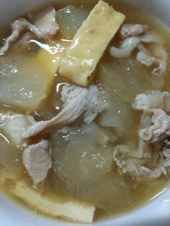 冬瓜と豚肉・油揚げの煮物☆-レシピのメイン写真