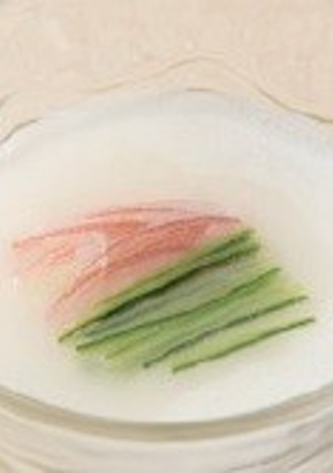 太きゅうりとみょうがの冷やし汁-レシピのメイン写真