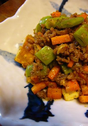 厚揚げのころころカレーいため-レシピのメイン写真