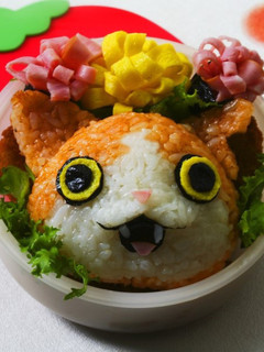 【キャラ弁♥】ジバニャン弁当-レシピのメイン写真