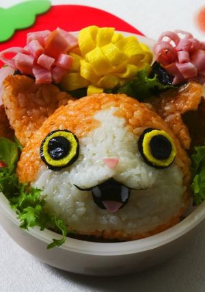 【キャラ弁♥】ジバニャン弁当-レシピのメイン写真