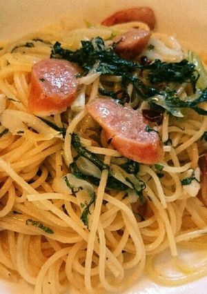 適当旨レシピ☆シソ香るネギペペロンチーノ-レシピのメイン写真