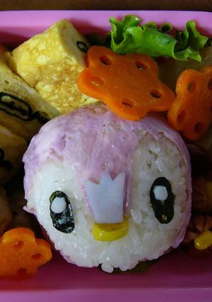 ポッチャマ？のキャラ弁-レシピのメイン写真