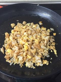 鶏皮焼き飯(ズボラ用)-レシピのメイン写真
