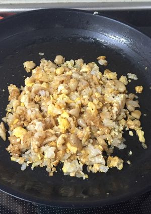 鶏皮焼き飯（ズボラ用）-レシピのメイン写真