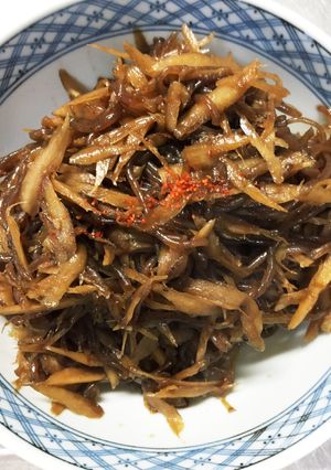 ☆旨し 糸こんにゃく入きんぴらごぼう☆-レシピのメイン写真