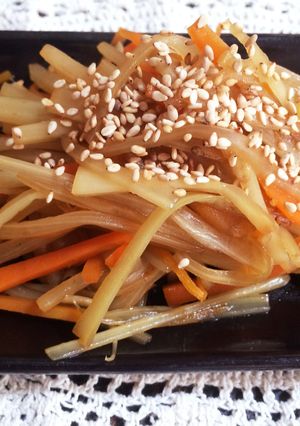 シャキシャキ食感のうどのきんぴら♪-レシピのメイン写真