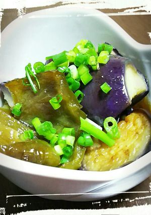 お酢でさっぱり茄子とピーマンの揚げ浸し-レシピのメイン写真