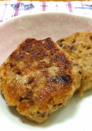 マクロビ◎大豆ときのこのハンバーグ-レシピのメイン写真