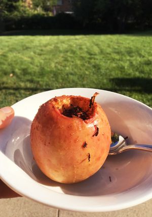 ハーブティーとはちみつの焼き林檎❦-レシピのメイン写真