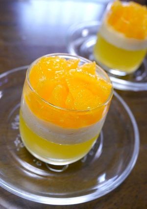簡単！炭酸オレンジゼリー-レシピのメイン写真
