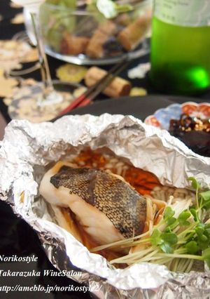 鱈のホイル蒸し黒酢あん-レシピのメイン写真