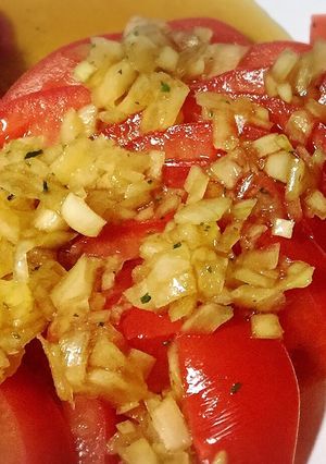 トマトを美味しく！玉ねぎドレッシング-レシピのメイン写真
