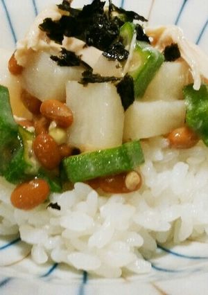 犬ご飯 鶏胸肉の三練り丼-レシピのメイン写真