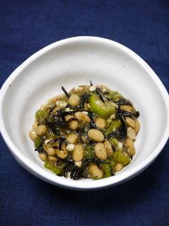 ヘルシー!オクラ納豆(ひじきおろし)-レシピのメイン写真