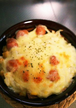 パンの耳の大雑把グラタン-レシピのメイン写真