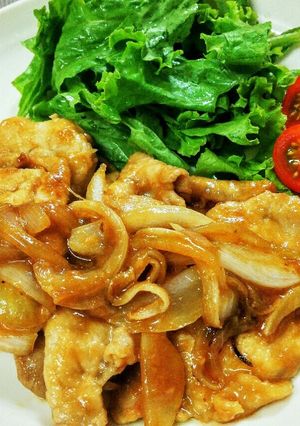 簡単に手料理＊豚ロースの生姜焼き＊-レシピのメイン写真