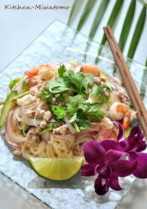 そうめんでタイ風サラダ-レシピのメイン写真