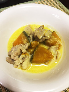 鶏肉とカボチャのクリーム煮-レシピのメイン写真
