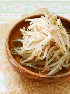 レンジで簡単☆ご飯のお供に・無限もやし。-レシピのメイン写真