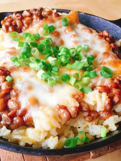 納豆チーズ焼きめし-レシピのメイン写真
