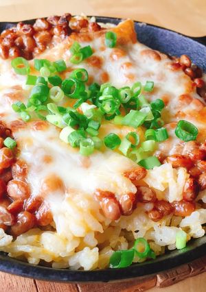 納豆チーズ焼きめし-レシピのメイン写真