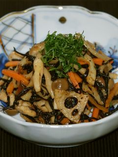 芽ひじきとレンコンの梅酢炒め-レシピのメイン写真
